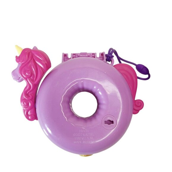 Polly Pocket Lot Of 3 Playsets Compacts Unicorn Donut Butterfly Dolphin - Picture 5 of 9